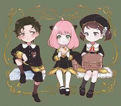 anya, damian desmond, and becky blackbell (spy x family) drawn by  ebi_(shrimp0905) | Danbooru