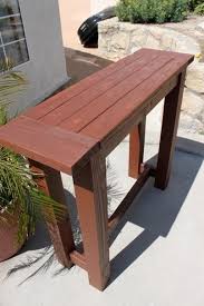 Here is a diy outdoor table tutorial that will add to any deck, patio or yard! Outdoor Bar Height Table Ideas On Foter