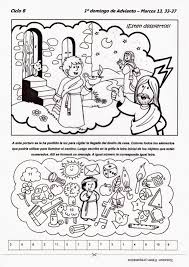 1º Domingo De Adviento Ciclo B Artesania Biblica Historias De La Biblia Para Ninos Paginas Para Colorear De Biblia