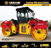 12ton Tandem Vibratory Roller Sinoway Double Drum Vibratory ...