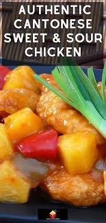 Hong kong style sweet & sour is deep fried pieces of meat with a light coating of flour served in the sweet & sour sauce with green peppers, pineapple and onions. Authentic Cantonese Sweet And Sour Chicken Lovefoodies