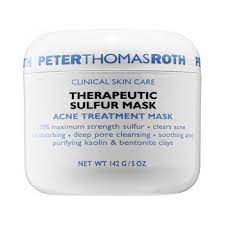 De la cruz, ointment, acne treatment with 10% sulfur, maximum strength, 2.6 oz (74 g) von de la cruz. Therapeutic Sulfur Acne Treatment Mask Peter Thomas Roth Sephora