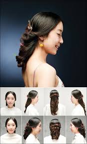High twisted ponytail hairstyle / messy ponytail hairstyle for long to medium hair. Short Korean Bridal Hairstyle Novocom Top