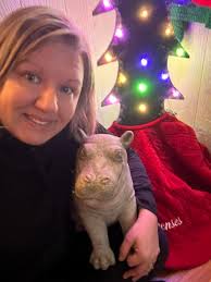 Fiona from Hallmark!! 2022 decoration…sings 'I want a hippopotamus for  Christmas'