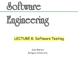 Lecture 8 Software Testing Ppt Video Online Download