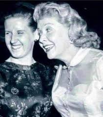 Ann B. Davis and Vivian Vance at the 1957 Emmy Awards. Ann B was nominated  for THE BOB CUMMINGS SHOW while Vivian was nominated for I LOVE LUCY. Both  lost to Pat