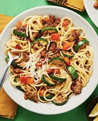 Sausage And Zucchini Spaghetti Recipe Hellofresh Recipe Hello Fresh Recipes Pork Sausage Recipes Pork Pasta