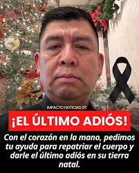 AYUDEMOS A LA FAMILIA DE EDGAR HORACIO SANTOS CARMONA! 🙏 Solicitamos apoyo  solidario para trasladar el cuerpo de Edgar Horacio Santos Carmona desde  Estados Unidos a Guatemala, donde su esposa e hijos