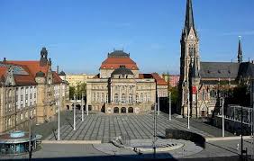 Chemnitztheaterplatz Jpg 514 326 Chemnitz Karl Marx Stadt Erzgebirge