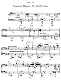 Hungarian Rhapsody No 2 S 244 2 Liszt Free Piano Sheet Music Pdf