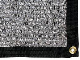 Aluminum sun shade sail cover 6.5' x 12' for dog shades,85% sun reflective puppy crates cover silver mesh shade cloth. Shade Cloth 70 Aluminet Shade Cloth Small Greenhouse Kits Greenhouse Plans