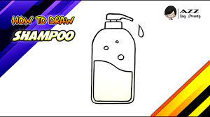 How To Draw A Shampoo Step By Step - Youtube