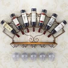 Check spelling or type a new query. 7 Bottles European Retro Iron Art Wine Rack Wall Mounted Creative Simple Wall Hanging Wine Rack Holder Personality Wine Support Buy At The Price Of 52 49 In Aliexpress Com Imall Com