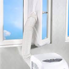 They produce hot air that needs to be exhausted through a hose, so they should be placed near a window. Buy 4m Window Seal Kit For Portable Air Conditioning Universal Sealing Zip Hose Vent At Affordable Prices Price 15 Usd Free Shipping Real Reviews With Photos Joom