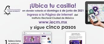 Ubica tu casilla y horarios de votación. Ubica Tu Casilla Y Acude A Votar Este 6 De Junio En La Ciudad De Mexico Iecm