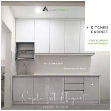Alukitch Fully Aluminium Kitchen Cabinet Wardrobe Simple Yet Classy Elegant We Specialize In Custom Made Fullyaluminium Kitchen Cabinet Wardrobe Shoe Cabinet Etc For More Information Please Don T