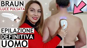 L'epilazione a luce pulsata è la nuova frontiera per l'eliminazione dei peli superflui: Epilazione Definitiva Luce Pulsata A Casa Per Uomo Braccia Spalle E Schiena Con Braun Silk Expert Youtube