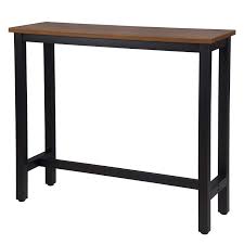 Marsha counter height dining table. Esituro Bar Table Breakfast Table Kitchen Dining Table Coffee Table Dark Beech Buy Online In Burkina Faso At Burkinafaso Desertcart Com Productid 171217817