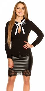 Chemisier estival avec détail nœud de bodyflirt. Chemisier Sexy Avec Noeud A Nouer