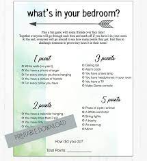 At Home Whats In Your Bedroom Game Play With Family Or Etsy In 2021 Virtual Games For Kids Games For Teens Girls Games To Play