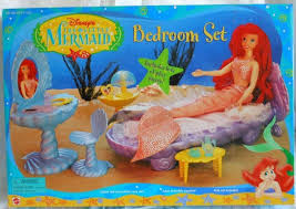 1990s Collectible Disney S The Little Mermaid Bedroom Set New Little Mermaid Bedroom Mermaid Bedroom Mermaid Barbie