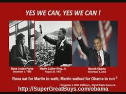 John kirk examines how the montgomery bus boycott of 1955 launched the career of martin luther king jr and changed the face of modern america. Barak Obama Poster Martin Luther King Rosa Parks Video Dailymotion