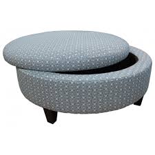 A good coffee table is a key component of any living room, but an ottoman coffee table takes style to a new level. Jonathan Louis Ottomans Large Round Storage Ottoman Fashion Furniture Ottomans