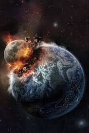 Moon Crash By Jan Staes Space Art Space Artwork Galaxy Art