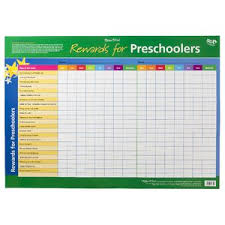 Gillian Miles Rewards For Pre Schoolers And Kids Wall Chart