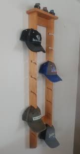 Rack De Sombrero De Madera Para Almacenamiento De Gorras De Etsy Diy Hat Storage Diy Hat Rack Cap Storage
