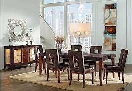 Sofia Vergara Savona Chocolate 5 Pc Rectangle Dining Room Dining Room Design Dining Furniture Makeover Dining Room Decor