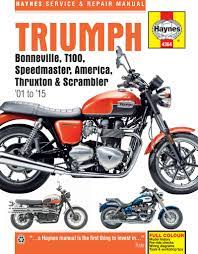 Haynes M4364 Repair Manual For Triumph Bonneville T100 Speedmaster America Thruxton And Scrambler Triumph Bonneville Bonneville Triumph Bonneville T100