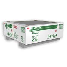 It's a sort of gray/beige colored board and is available at any hardware box store. Usg Fiberock 1 2 Underlayment 3 X 5 Sheet Fr1235 11 17 Flooring Tools Installation Supplies Jnsflooringandsupplies Com The Only Thing Better Than Our Selection Is Our Service