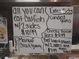 Adults range in size from less than a pound to hundreds of pounds. All You Can Eat Catfish With 2 Sides Old Glory Restaurant Facebook