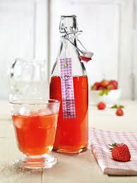 Erdbeersirup Rezept Erdbeersirup Erdbeeren Sirup