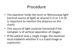 Diplopia Charting