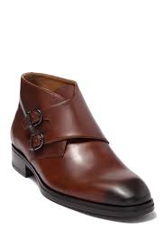 Bruno Magli Alberto Leather Monk Strap Chukka Boot Nordstrom Rack