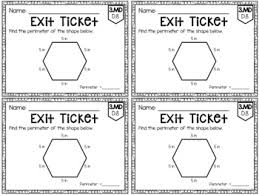 Common Core Exit Tickets Third Grade Math Bundle