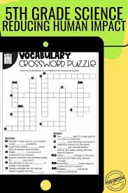 This No Prep Science Packet Is Perfect For Teaching A 5 Day Lesson On Reducing Human Impact It Inclu Video In 2020 5th Grade Science Vocabulary Graphic Organizer 5th Grades