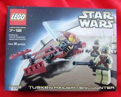 Lego Star Wars Episode Ii Tusken Raider Encounter Set 7113 Original Box Star Wars Episode Ii Star Wars Episodes Star Wars Collectors