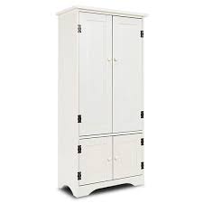 ⭐ plane hier deinen einzigartigen kleiderschrank nach maß in weiß und anderen dekoren! Costway Antiker Midischrank Badezimmerschrank Kaufland De