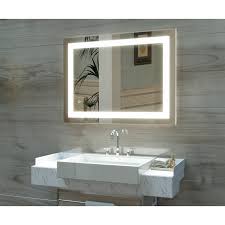 Made of high quality silvered mirror, this simple and functional mirror provides maximum clarity. Orren Ellis Onycha Modern Frameless Lighted Bathroom Vanity Mirror Wayfair