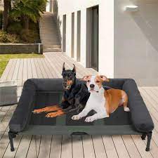 Cooling Elevated Dog Bed Portable Raised Pet Cot Indoor Outdoor XXX Large  220 lb | eBay