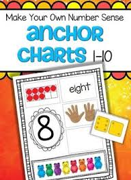 teddy bears number sense anchor charts 0 10 free numbers