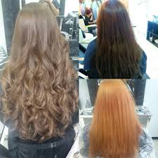 From Dark Chocolate Brown To A Natural Light Brown By Glamour Hair Salon Abu Dhabi Glamour Hair Salon Hair Long Hair Styles