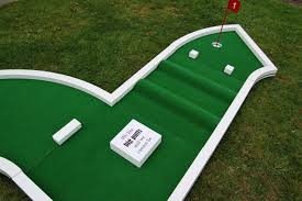 We Love It When Couples Add Personal Touches To Our Mini Golf Courses And The Guests Love It Too Wedding Min Mini Golf Portable Mini Golf Mini Golf Course