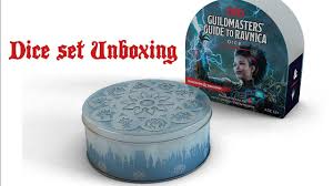 A good set of dice may just save your hide. Guildmaster S Guide To Ravnica Dice Set Unboxing Youtube