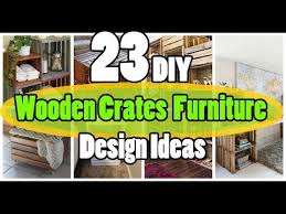 This diy crate centerpiece box is super easy and takes just a few minutes to complete! 23 Diy Wooden Crates Furniture Design Ideas Youtube