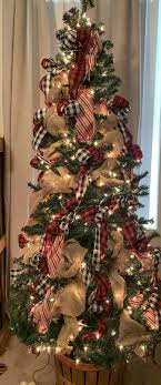 Dollar General Christmas Tree Makeover Lizzy Erin Ribbon On Christmas Tree Dollar General Christmas Trees Christmas Tree Design