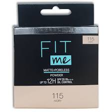 Product description maybelline new york introduces it's all new perfecting compact powder, white packaging the maybelline super fresh powders come in a simple white compact packaging with a. Maybelline New York 115 Ivory Fit Me Matte Poreless Compact Powder 8gm